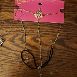 Candie's Gold and Black Necklace